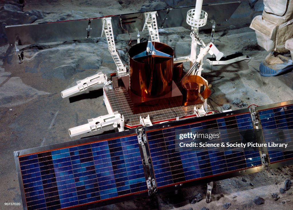 A full size model of one of the lunar surface experiments carried out ...
