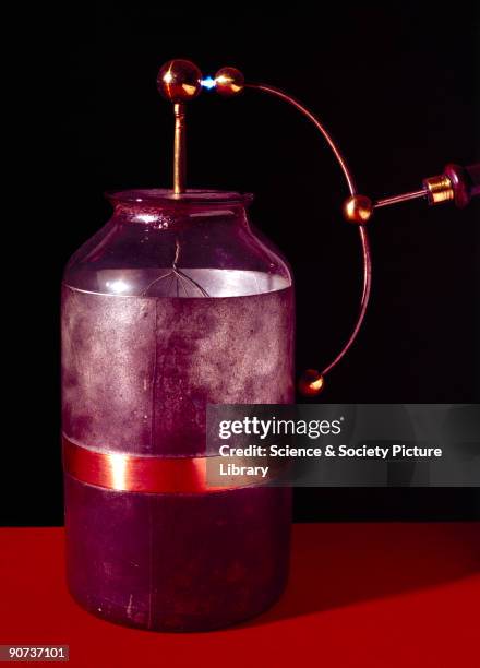 Leyden jars were invented by E G von Kleist in 1745. They are devices for storing static electricity, and consist of two conductors separated by an...