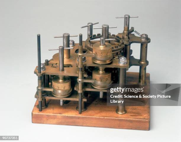 Difference Engine Figure 474 Difference Engine No 1 Stock Photos, High-Res Pictures, and Images ...