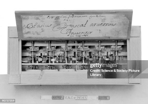 Pascal Adding Machine Reproduction 87 Pascal Calculator Stock Photos, High-Res Pictures, and Images ...