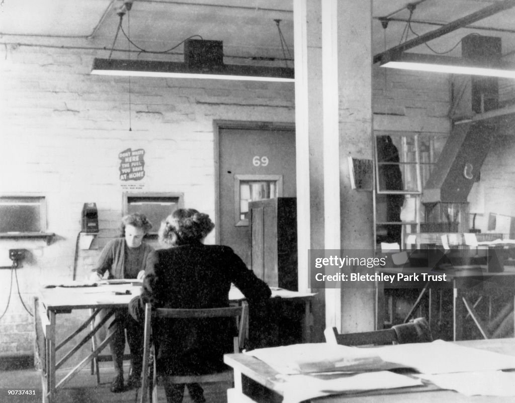 Code-breaking at Bletchley Park, 1943.