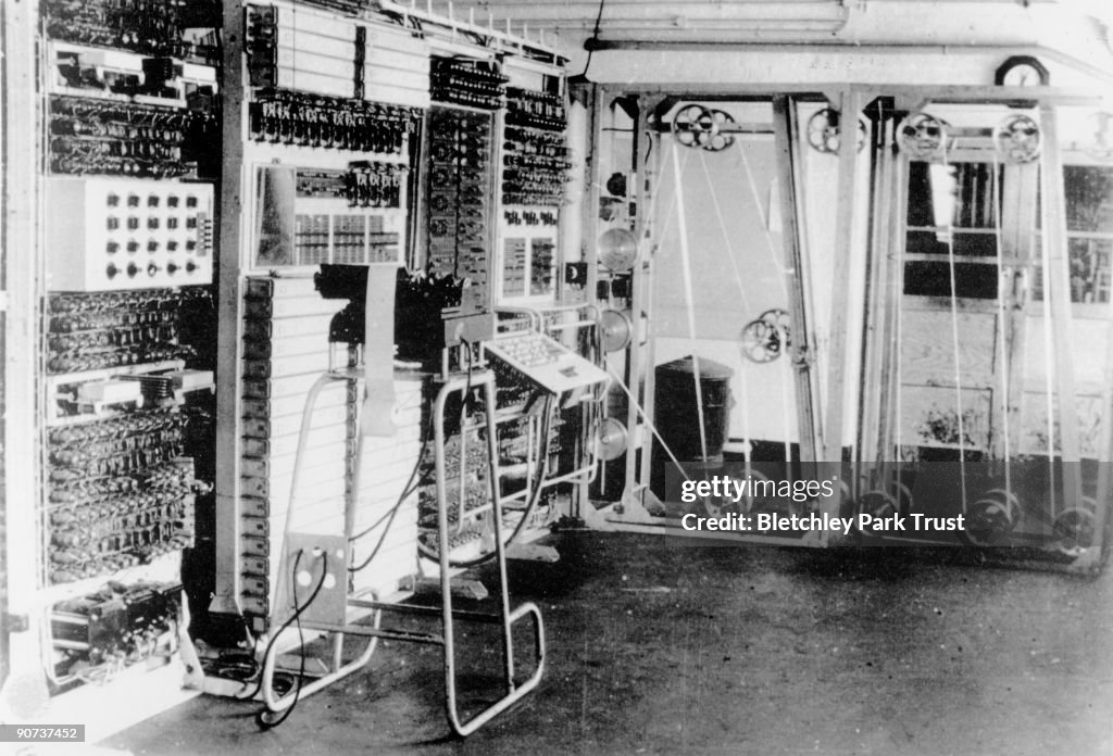 The Colossus computer at Bletchley Park, c 1943.