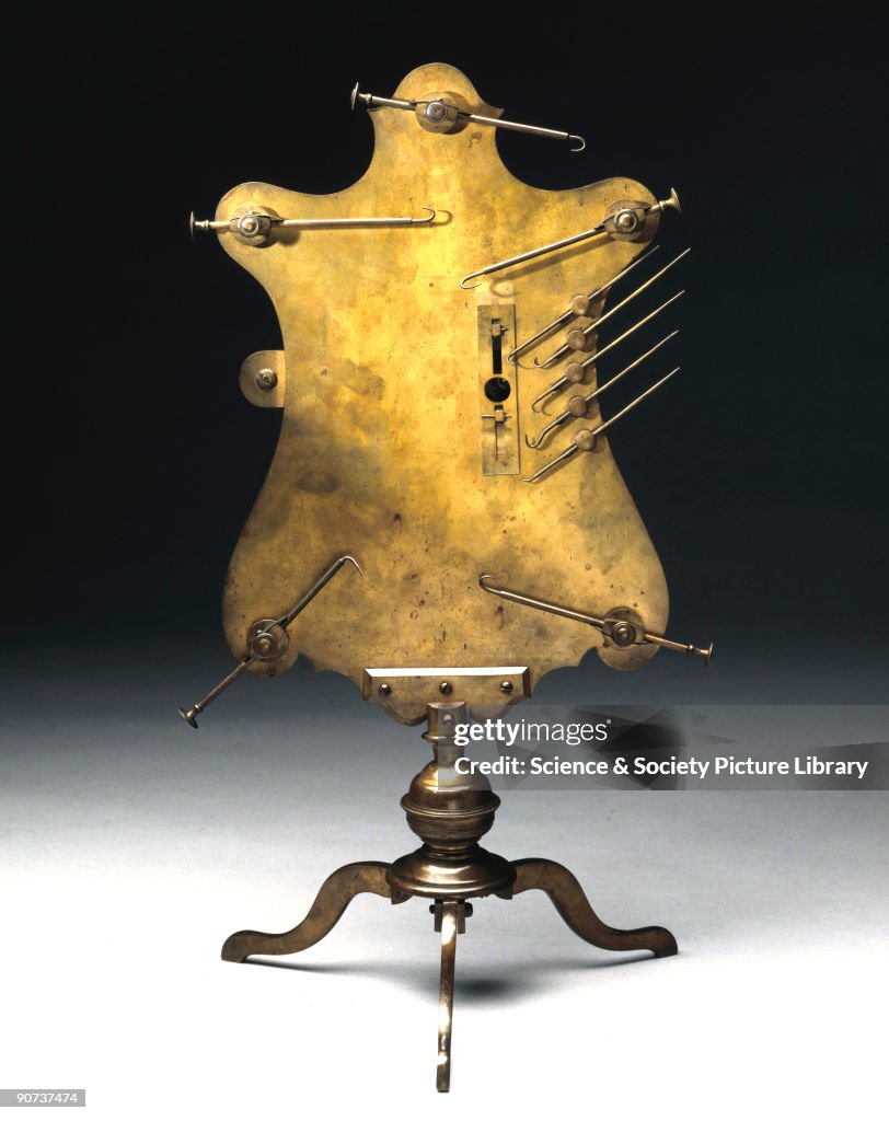 Dissecting microscope, c 1750.