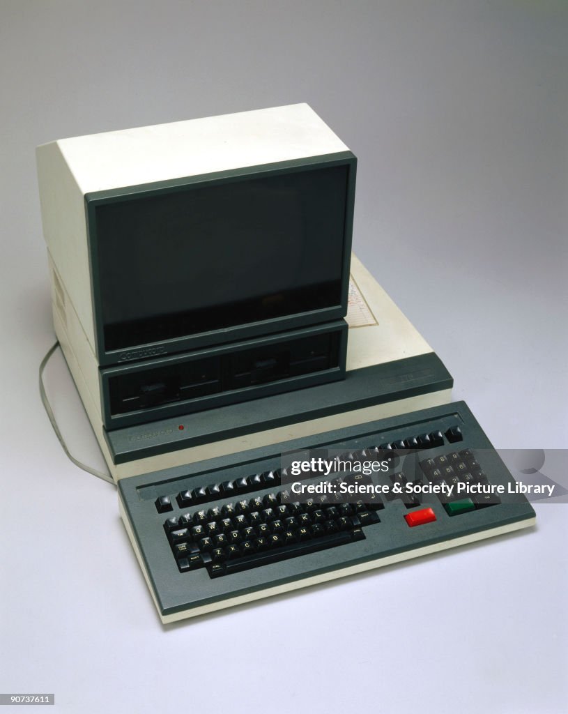 Processor 1980 A word processor with twin disk drive, VDU, keyboard and mains lead ...