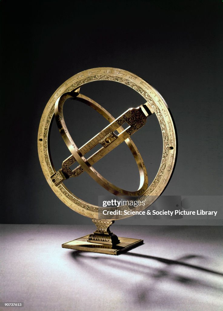Universal ring dial, French, 18th century.