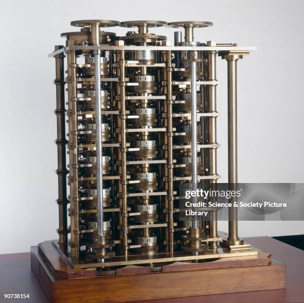This model of Difference Engine No 1 was built by Henry Prevost Babbage from the designs of his father, British computing pioneer Charles Babbage ....