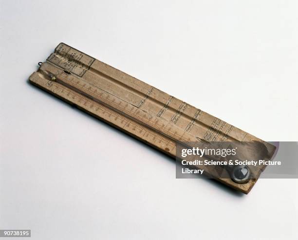 This thermometer, in a folding wooden case, has a paper scale graduated from -35 degrees to +100 degrees Celsius. The Celsius scale of heat...