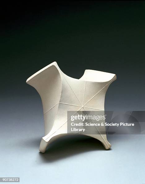 Model Showing Torsion of a Prism, 1876. Model Showing Torsion of a Prism, 1876.