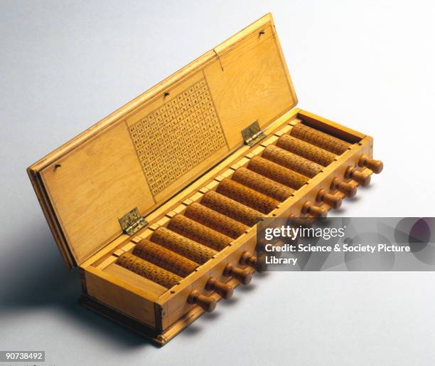 Napier's Rods Example 16 Napiers Rods Mathematical Instruments Stock Photos, High-Res ...
