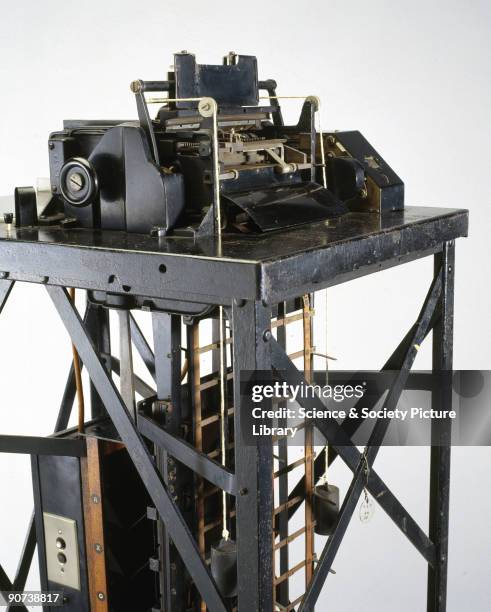 The function of the sorter was to arrange punched cards in the order required for the tabulator. The cards were fed one at a time into a mechanism...