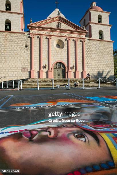 The annual I Madonnari Festival, featuring original chalk street paintings, takes place at the Old Mission Santa Barbara in downtown on May 28 in...