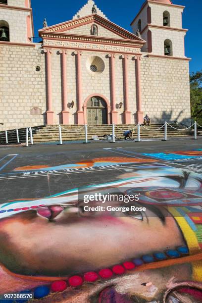 The annual I Madonnari Festival, featuring original chalk street paintings, takes place at the Old Mission Santa Barbara in downtown on May 28 in...