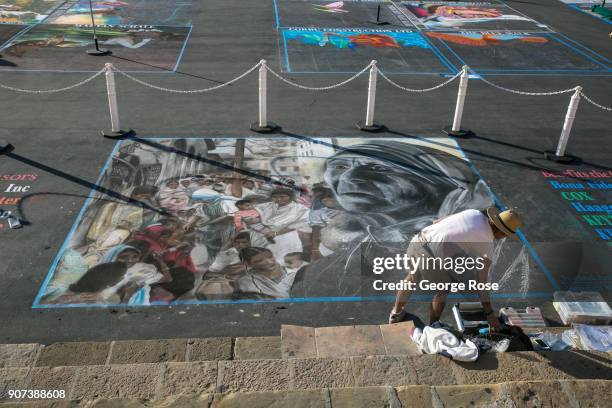 The annual I Madonnari Festival, featuring original chalk street paintings, takes place at the Old Mission Santa Barbara in downtown on May 28 in...