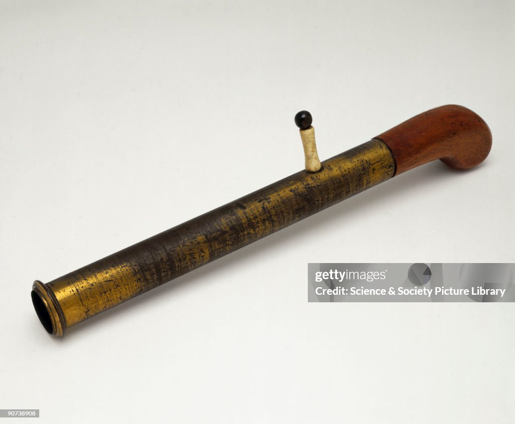 Volta pistol, possibly late 18th Century.