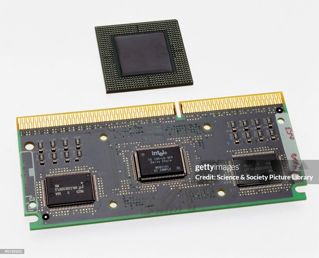 Intel Pentium II package, 1997.