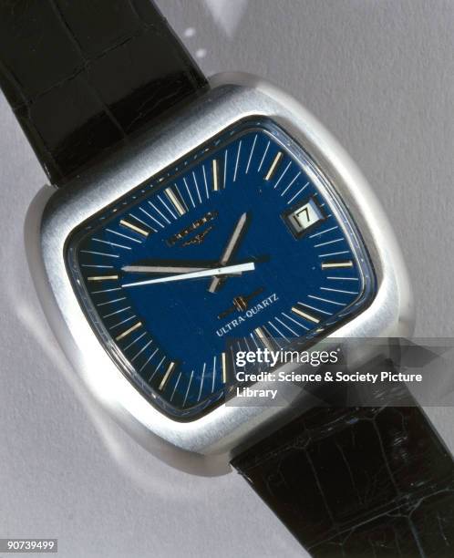 This Swiss-made watch was one of the first ever quartz wristwatches. The Japanese manufacturer Seiko was the first to release a quartz wristwatch on...