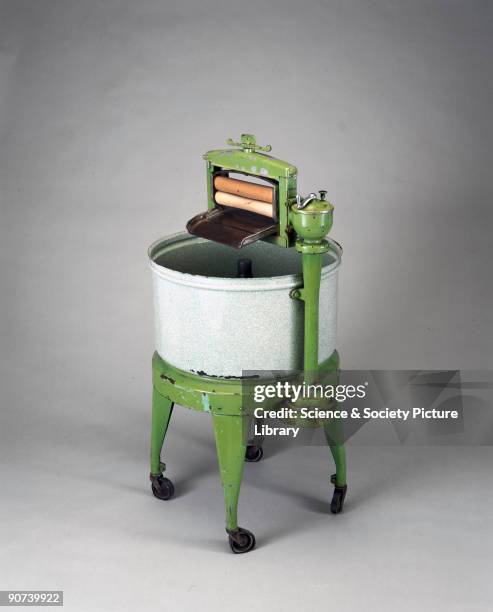 These washing machines, made by the Hurley Machine Co of Chicago, were among the earliest to be mechanised. The first washing machines were all...