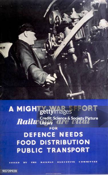 Poster produced for the Railway Executive Committee during the Second World War. Between 1939 and 1945, two Flying Scotsmen services were run in each...