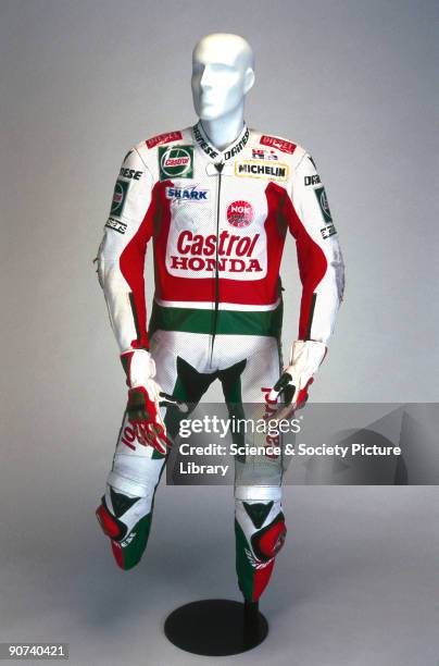 This suit, made of leather by Dainese, was worn by Carl Fogarty during a crash at Misano early in the 1996 World Superbike Championship. Despite...