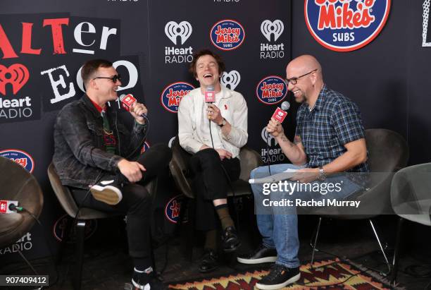 Brad Shultz and Matt Shultz of Cage the Elephant attend iHeartRadio ALTer Ego 2018 at The Forum on January 19, 2018 in Inglewood, United States.