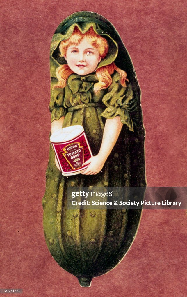 A Heinz tomato soup advertisement, 1896-1906.
