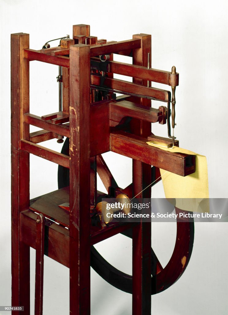 Thimonniers chain-stitch sewing machine, 1830.