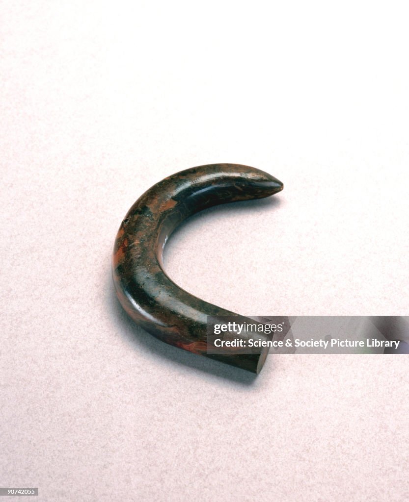 Viscose umbrella handle, 1895.
