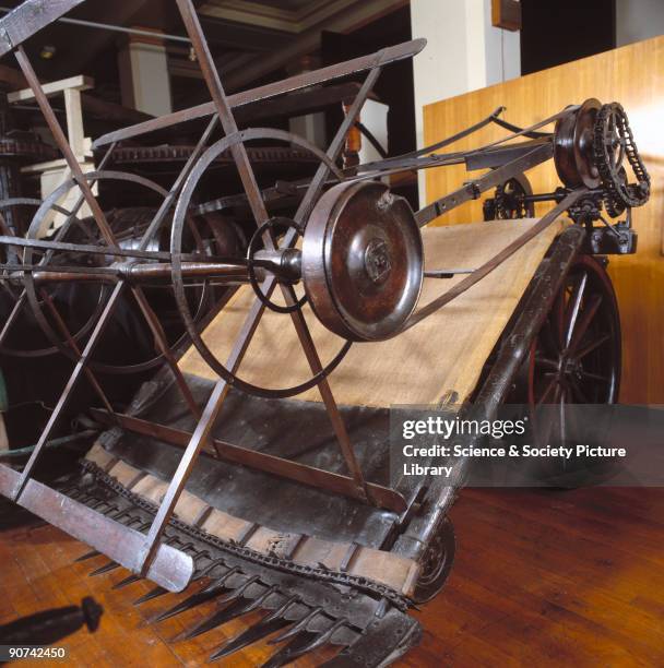 This machine, designed by Patrick Bell , is believed to be the first practical mechanical reaper and has several features that were incorporated into...