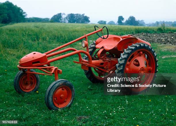 This tractor was intended for market gardeners or 'truck' farmers as the Americans called them. The tools were attached to a frame carried between...