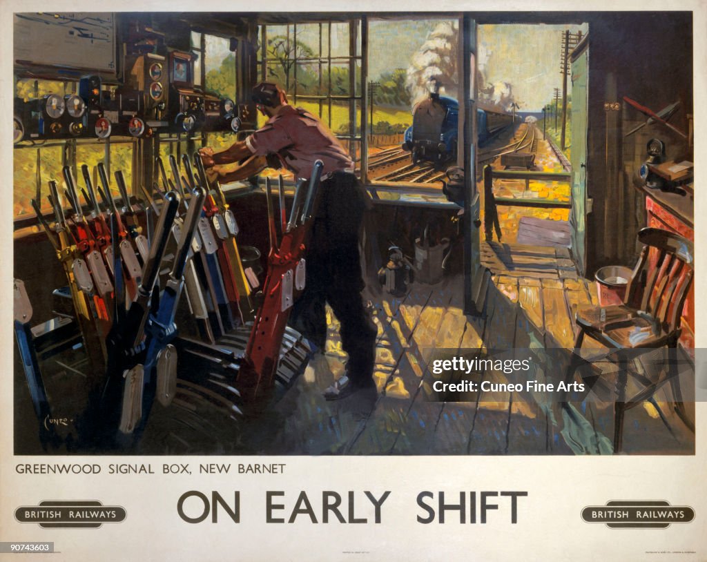 �On Early Shift�, BR poster, 1948.