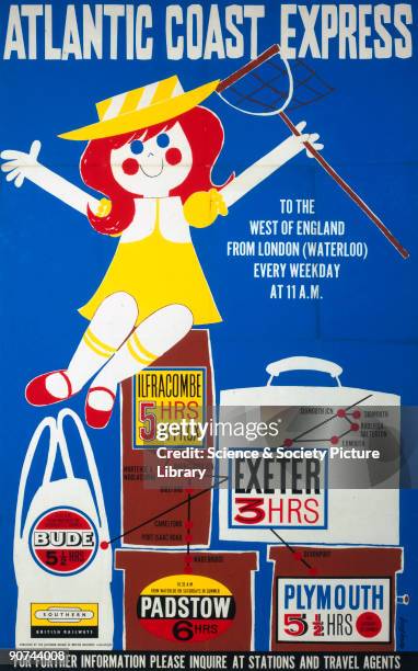Atlantic Coast Express, BR (SR) poster, 1960., Fotografía de noticias