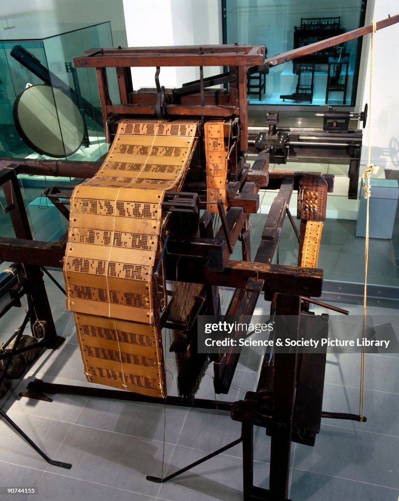 Jacquard loom, c 1825.