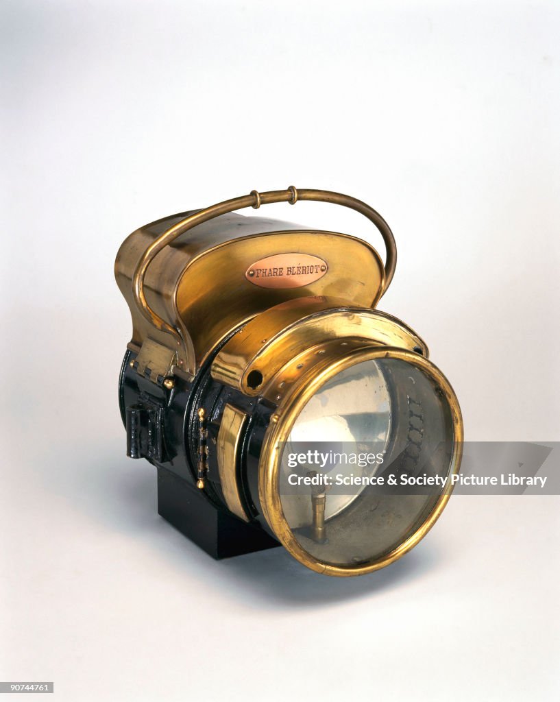 Bleriot acetylene headlamp, 1896.