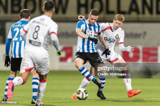 Branco van den Boomen of FC Eindhoven, Jerdy Schouten of Telstar during the Jupiler League match between Telstar and FC Eindhoven at the Rabobank...