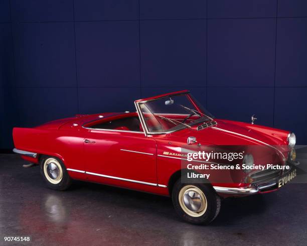 German motor car company NSU first road tested the rotary engine designed by Dr Felix Wankel in 1960. This NSU sports car, is powered by a 498cc...