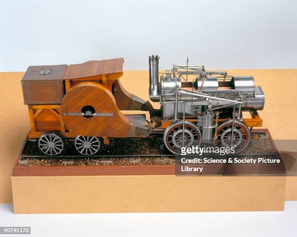 Seguin's Locomotive, 1829. Model . This represents the first French locomotive, built by Marc Seguin for the the St Etienne-Lyon Railway. It was also...