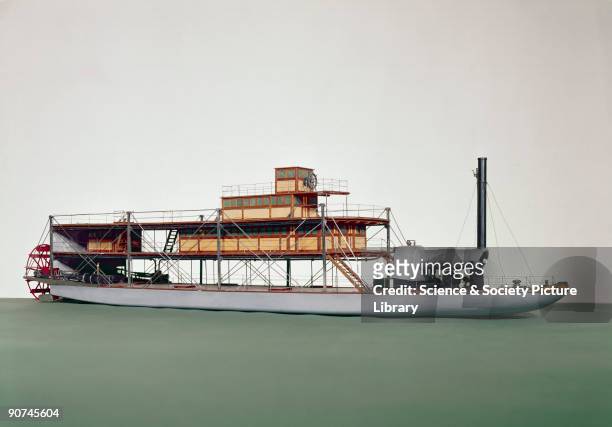 Model . This stern-wheel paddle steamer and her sister ship, the 'General Troquilla' were built of steel in 1879 for the United States of Columbia ,...