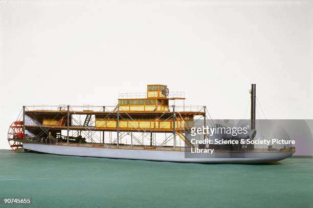 Model . This stern-wheel paddle steamer and her sister ship, the 'General Troquilla' were built of steel in 1879 for the United States of Columbia ,...