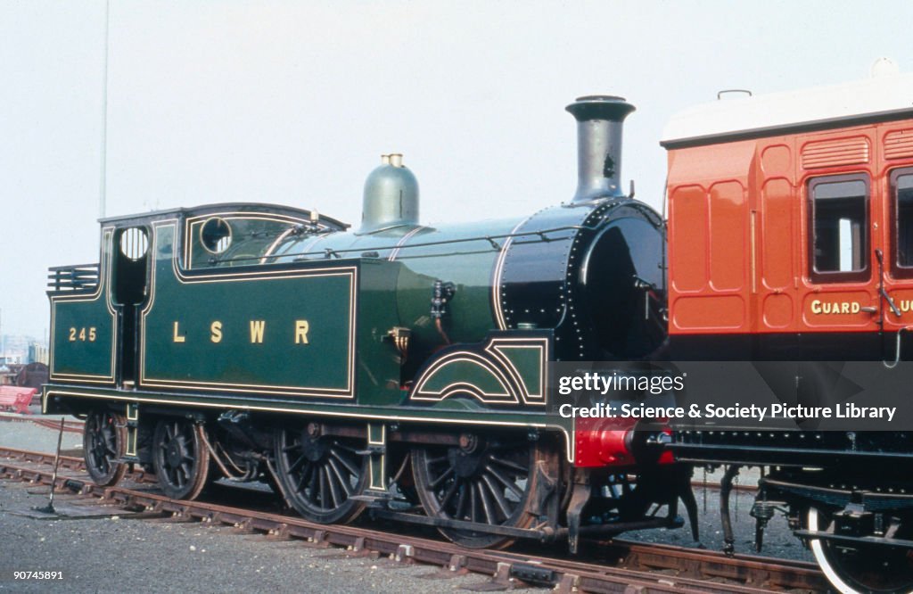 Lswr O2 L&SWR 0-4-4T steam locomotive class M7, no 245. This locomotive was ...