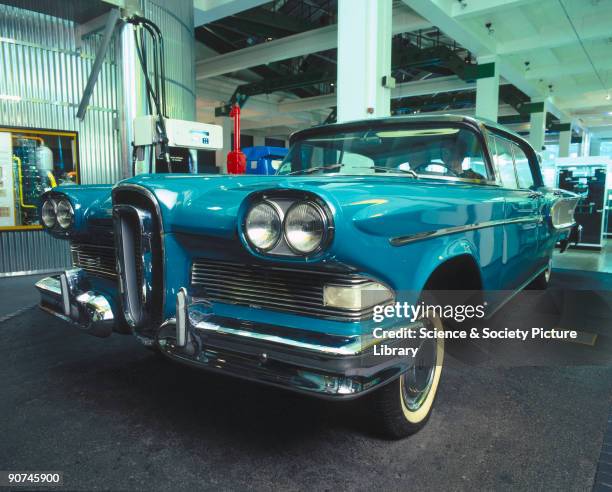 The Edsel was produced by the Ford Motor Company between 1957 and 1959 and was intended to fill the supposed gap between the Ford and Mercury lines....