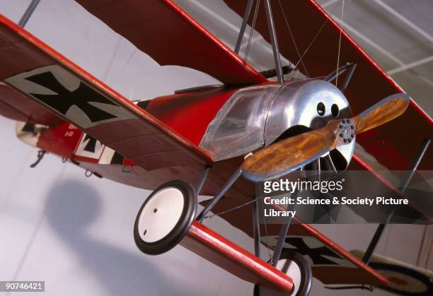 Model . In 1917 Anthony Fokker designed this triplane for the German air service. It entered service with the leading German squadrons and equipped...