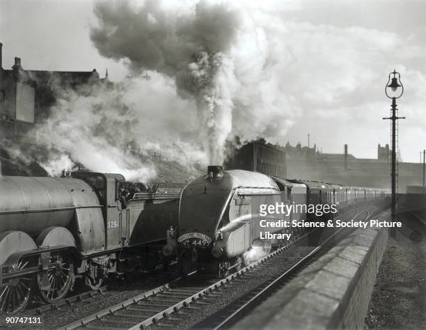 Pochard' steam locomotive, Class A4 engine No. 4499 hauling the down Yorkshire Pullman, Kings Cross to Bradford, Harrogate and Hull. This locomotive...