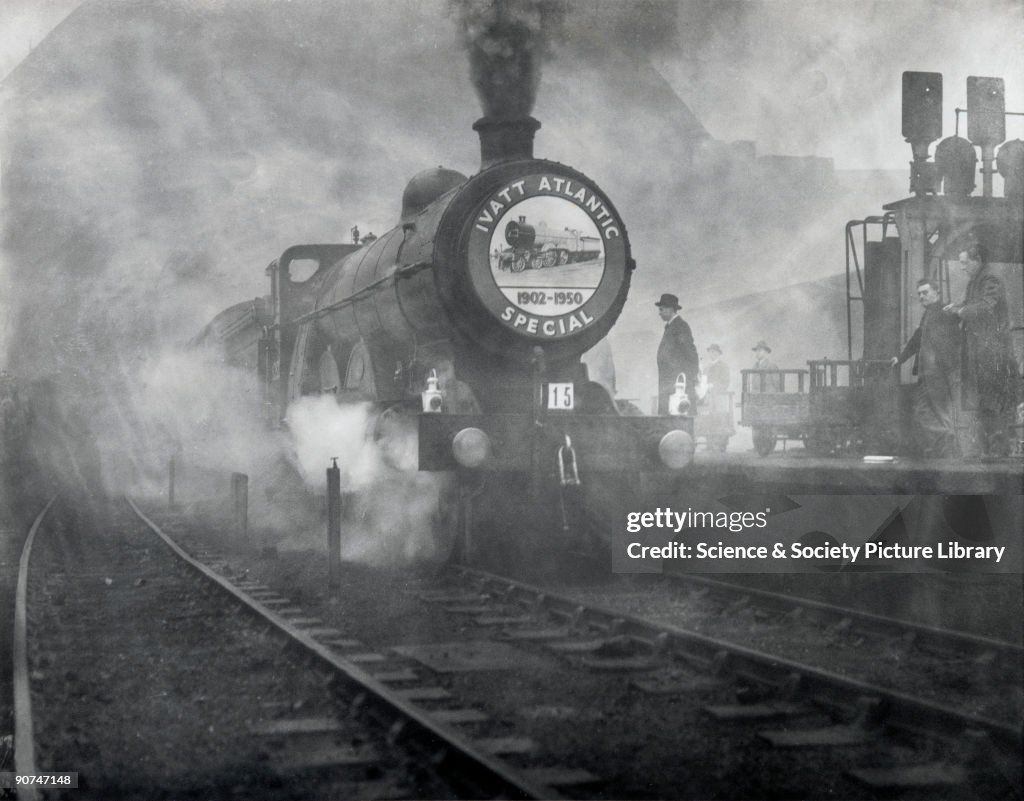 Farewell run for last of the 4-4-2 class steam locomotives, 26 November 1950.