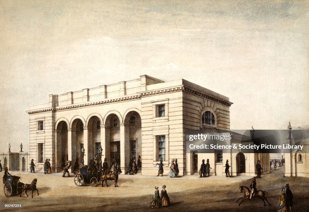 Nine Elms Station, London, 1838-1848.