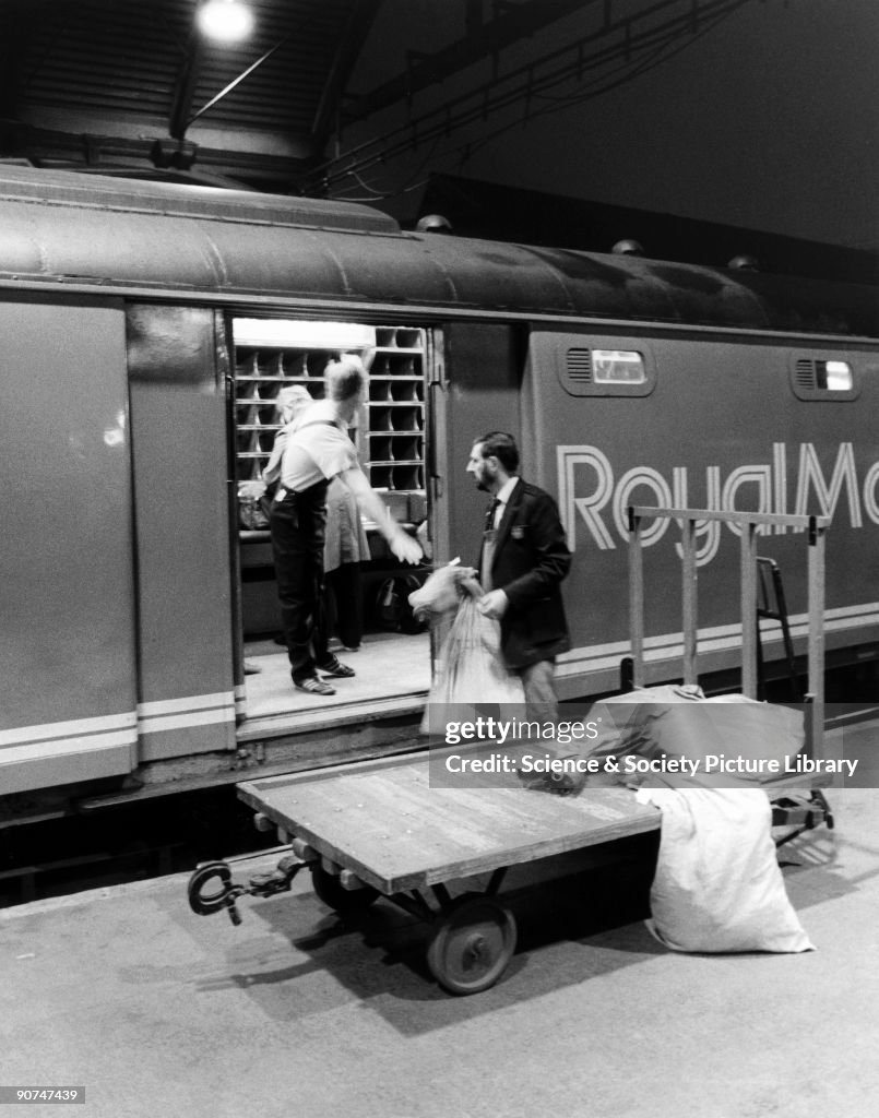 Royal Mails Travelling Post Office, c 1987.