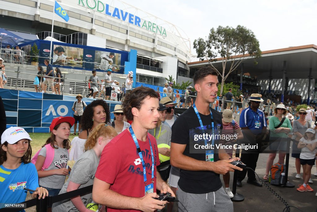 Off Court At The 2018 Australian Open