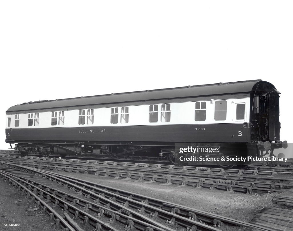 British Railways third class sleeping carriage, 4 September 1951.