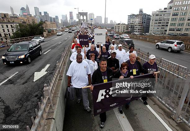 Interventionists Ken Seeley , Candy Finnigan and Jeff VanVonderen walk with more than ten thousand people who came out in support of A&E's second...