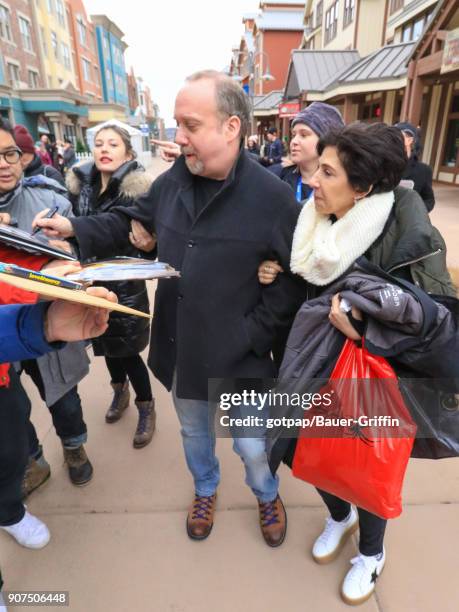 Paul Giamatti is seen on January 19, 2018 in Park City, Utah.