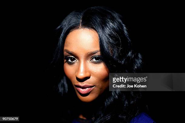 Singer Ciara attends Thakoon Spring 2010 during Mercedes-Benz Fashion Week at Eyebeam on September 14, 2009 in New York City.